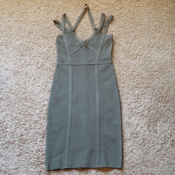 bebe Dresses & Skirts - Medium Size Rayon Bandage Bebe Dress